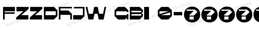 FZZDHJW GBI 0字体转换